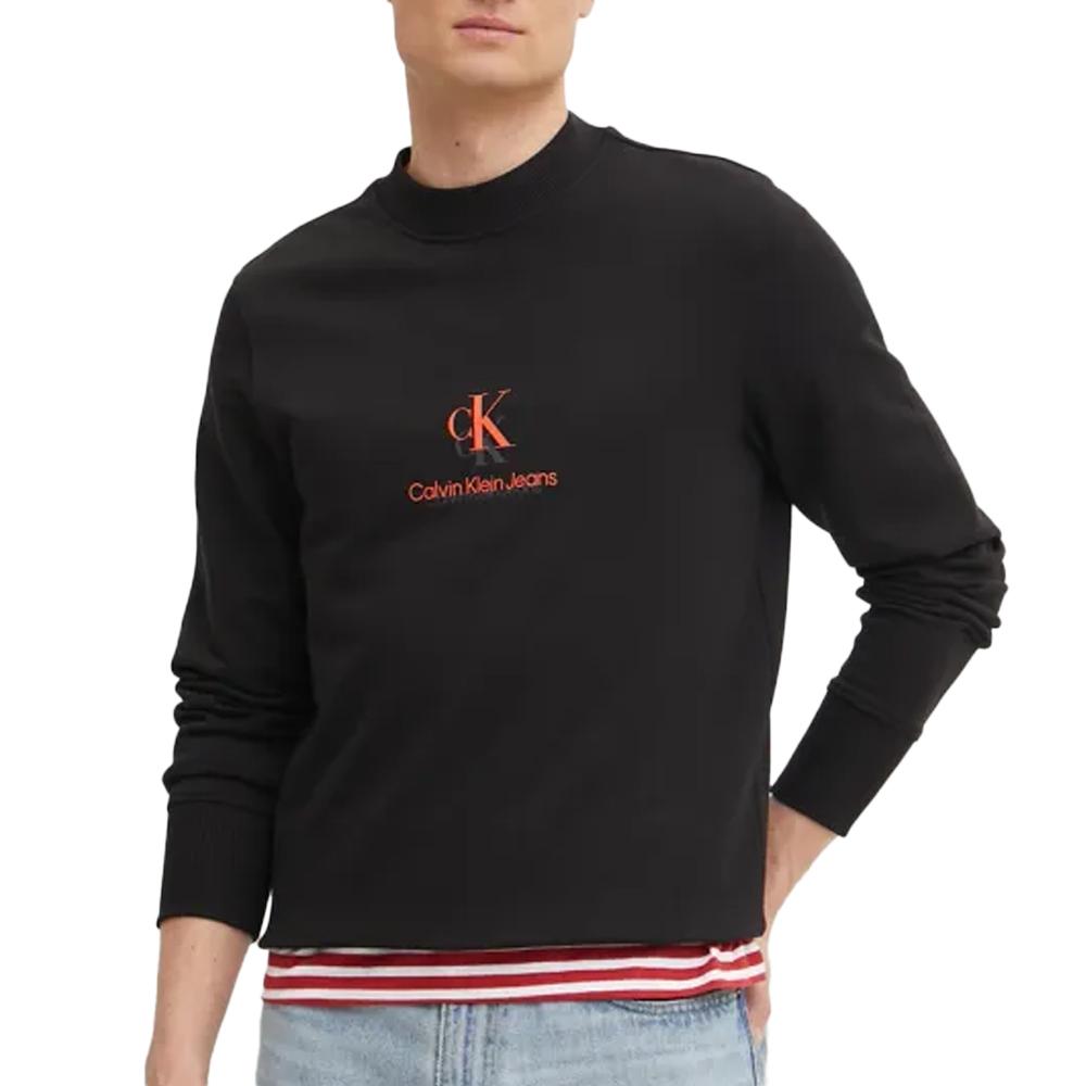 Sweat Noir Homme Calvin Klein Jeans Shadow pas cher