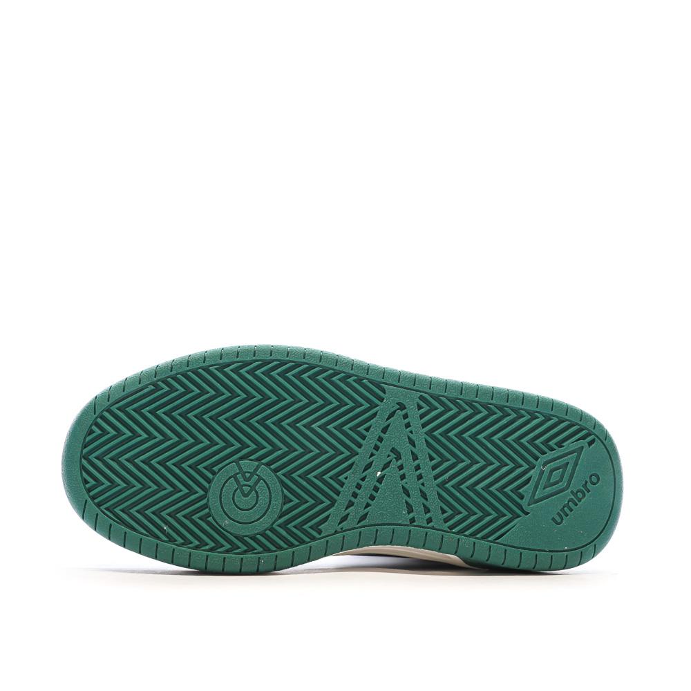 Baskets Vertes/Blanches Garçon Rouge Umbro Olly Vlc vue 5