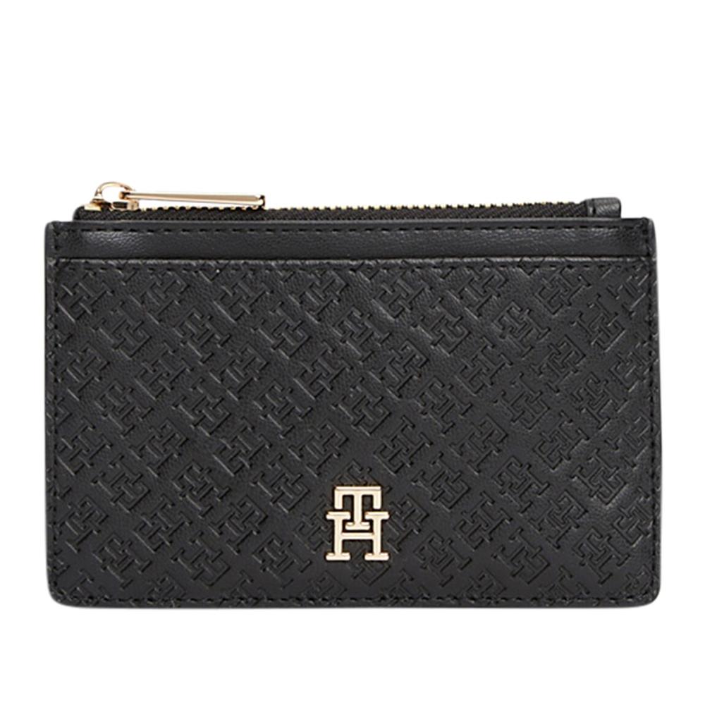 Porte-cartes Noir Femme Tommy Hilfiger Long pas cher