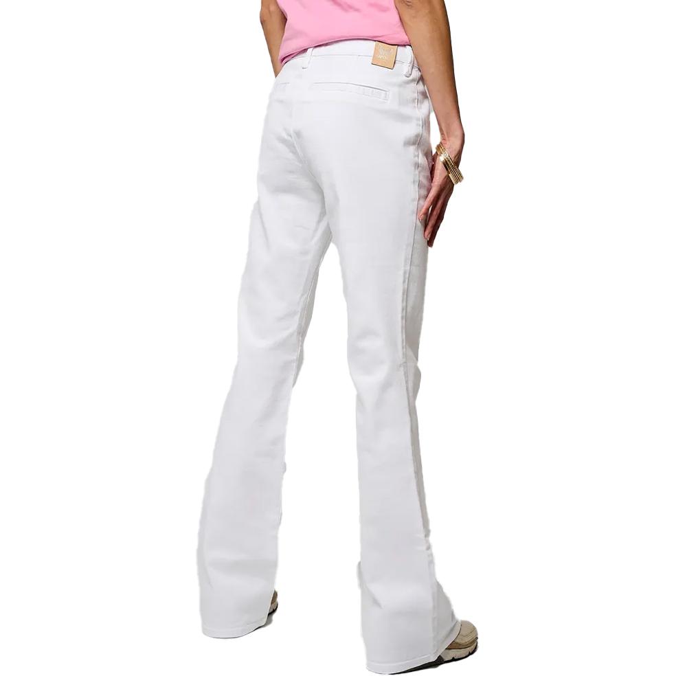 Jean Droit Blanc Femme Kaporal Bea vue 2