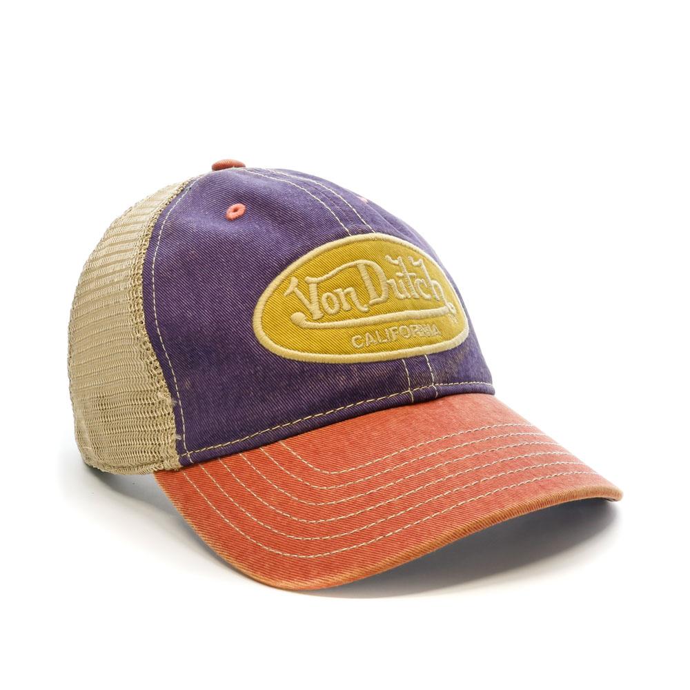 Casquette Beige/Violette Homme Von Dutch Mac 7 vue 2