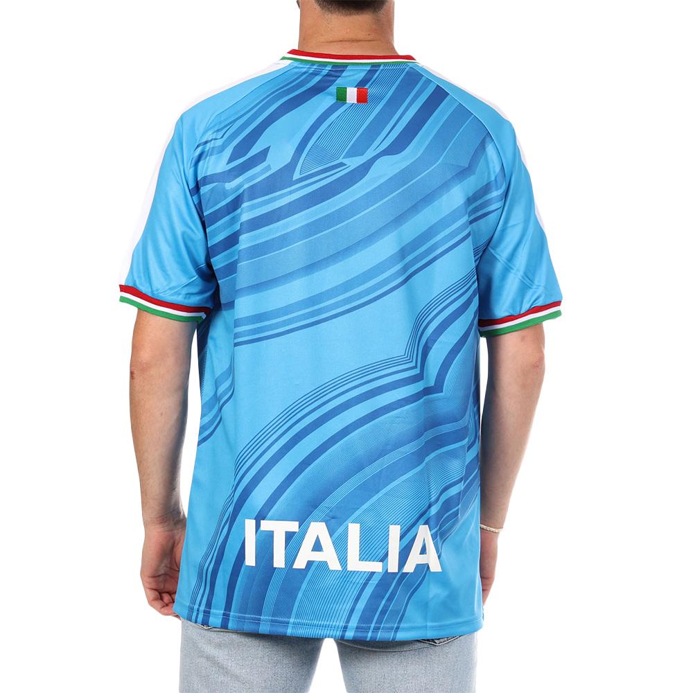 Italie Maillot Supporter Bleu Mixte Sport Zone vue 2