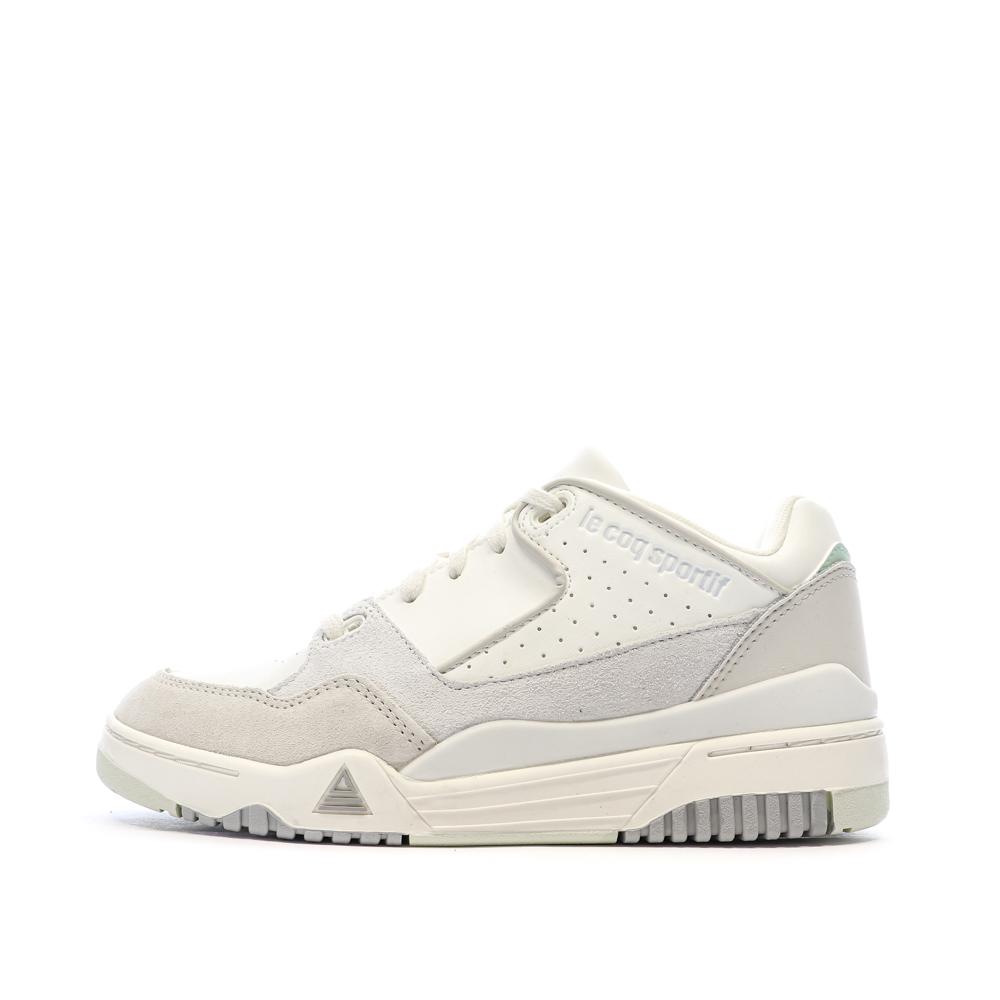 Baskets Beiges Femme Le Coq Sportif T1000 pas cher