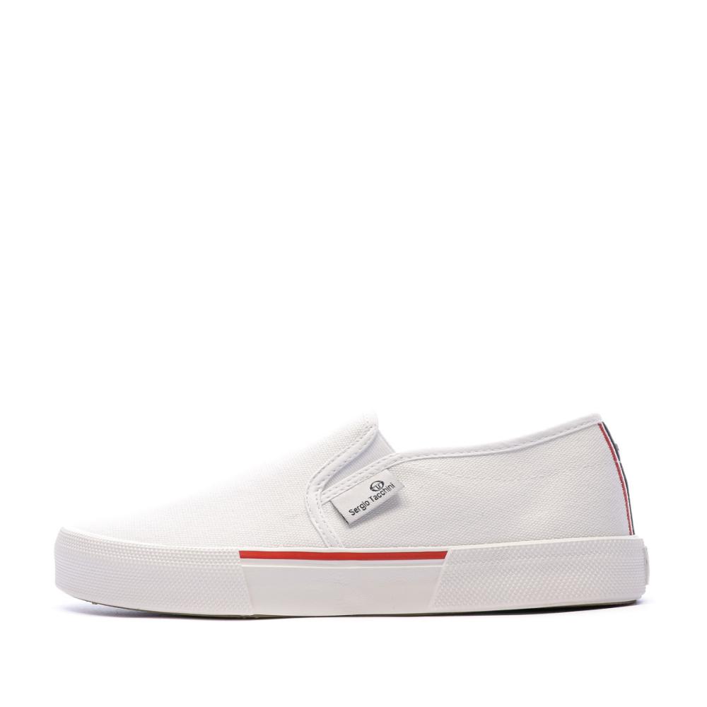 Chaussures en toile Blanches Homme Sergio Tacchini Portofino vue 2