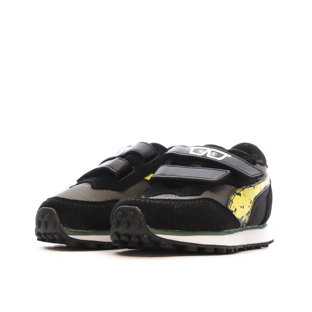 Baskets Noir/Jaune Junior Puma Rider FV Spongebob vue 6