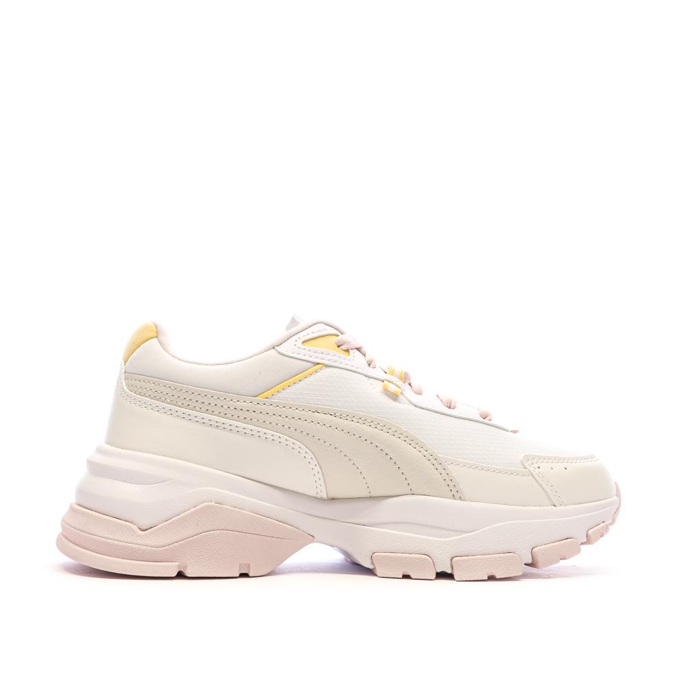 Baskets Roses/Jaune Femme Puma Cassia vue 2