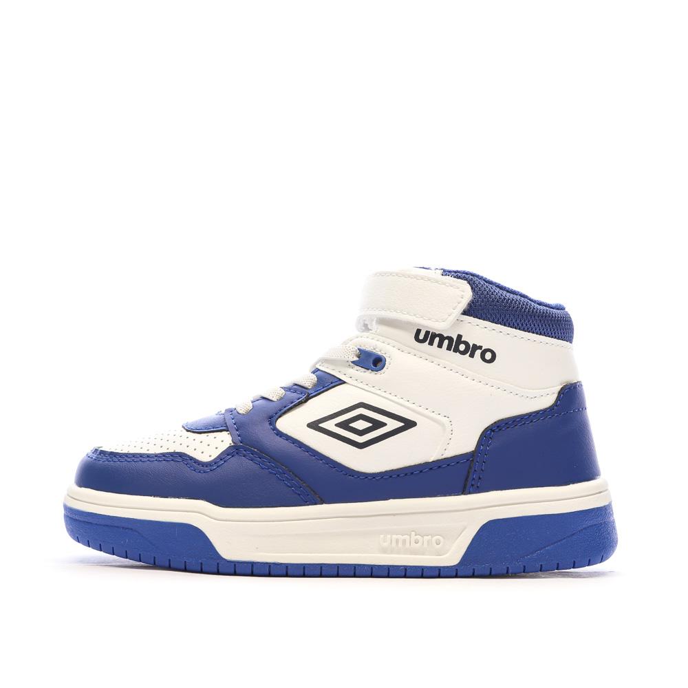 Baskets Bleues/Blanches Garçon Rouge Umbro Olly Vlc pas cher