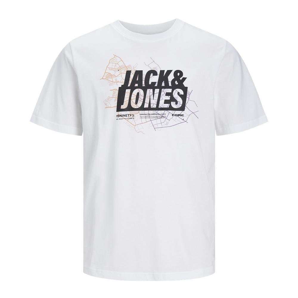 T-shirt Blanc Homme Jack & Jones Agave pas cher