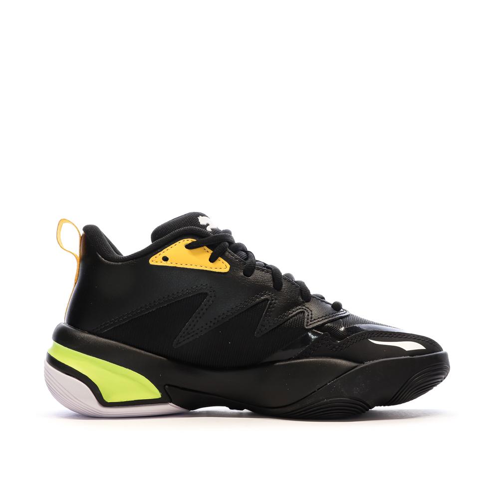 Chaussures de Basketball Noir Junior Puma Genetics vue 2