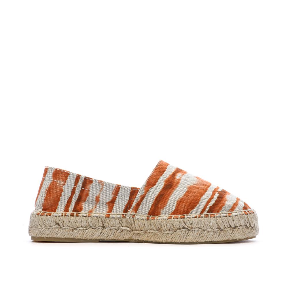 Espadrilles Orange/Beige Femme Pare Gabia Anaia vue 2