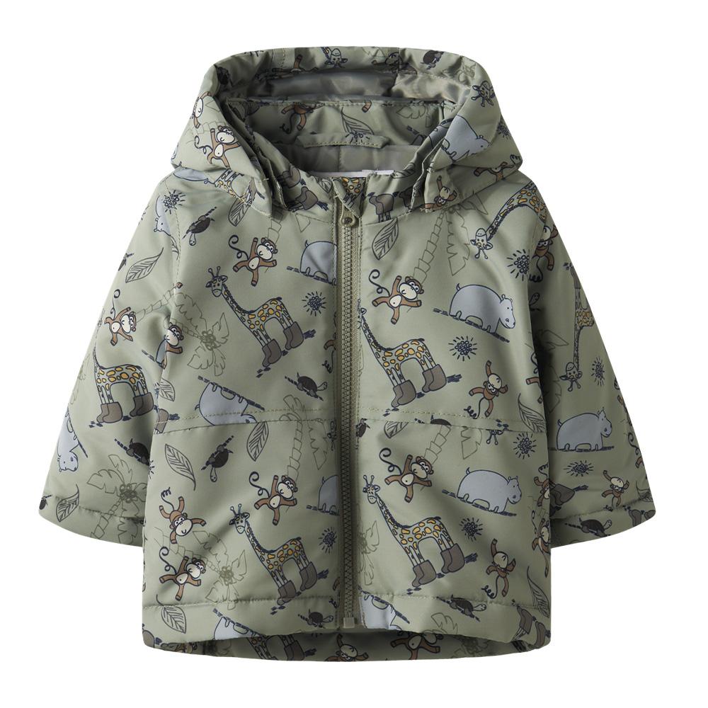 Blouson Vert Garçon Name it Animaux pas cher