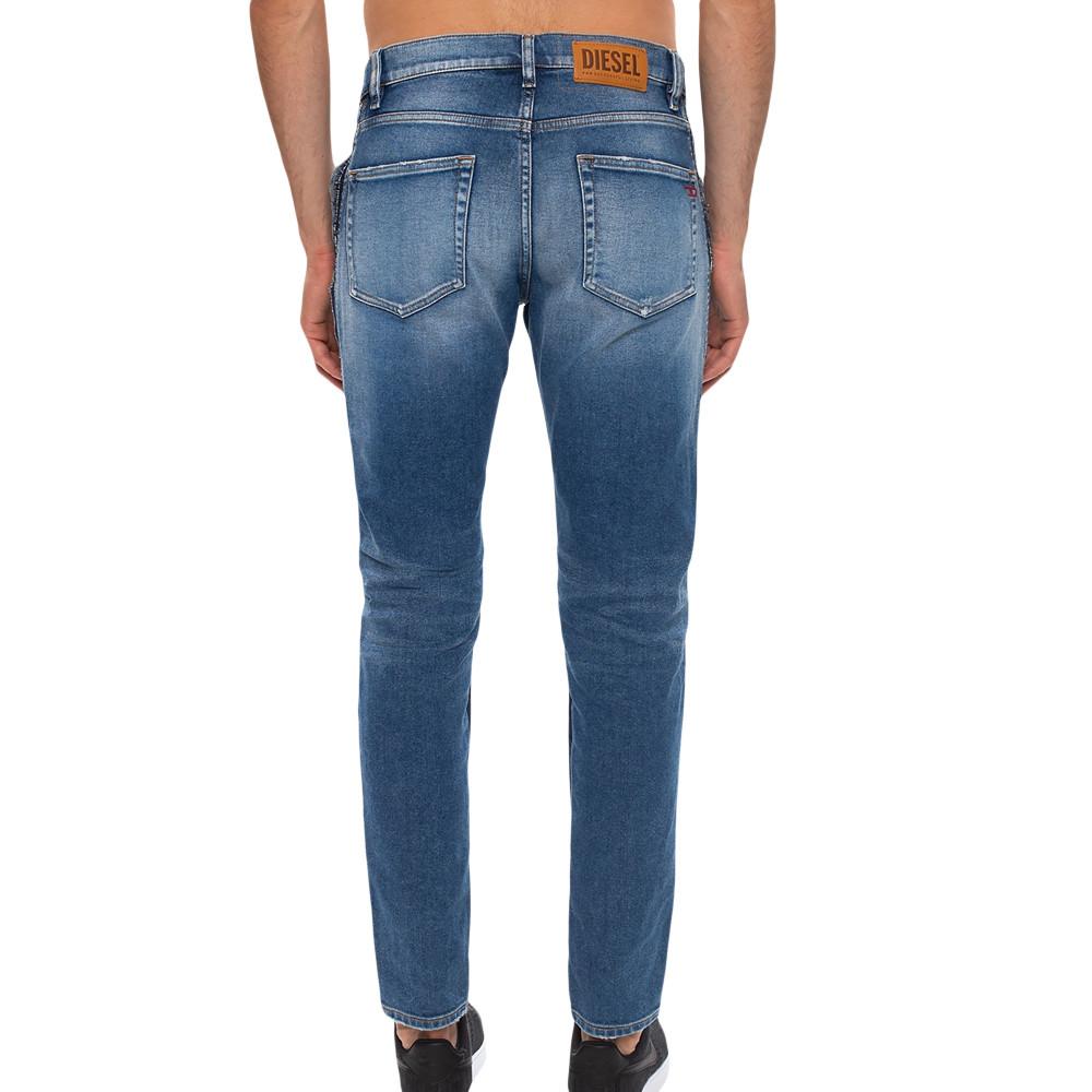 Jean slim Bleu Homme Diesel D-strukt vue 2