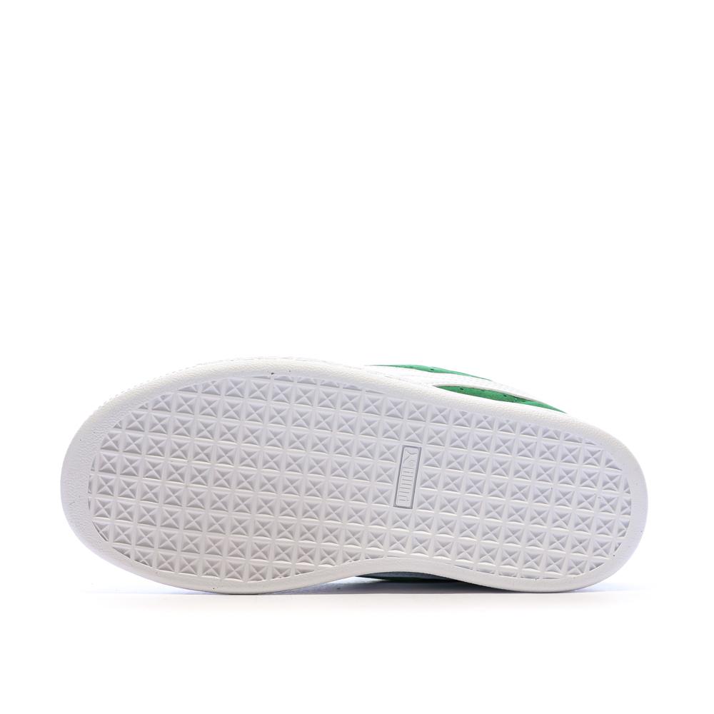 Baskets Vertes Garçon Puma Suede Xl vue 5