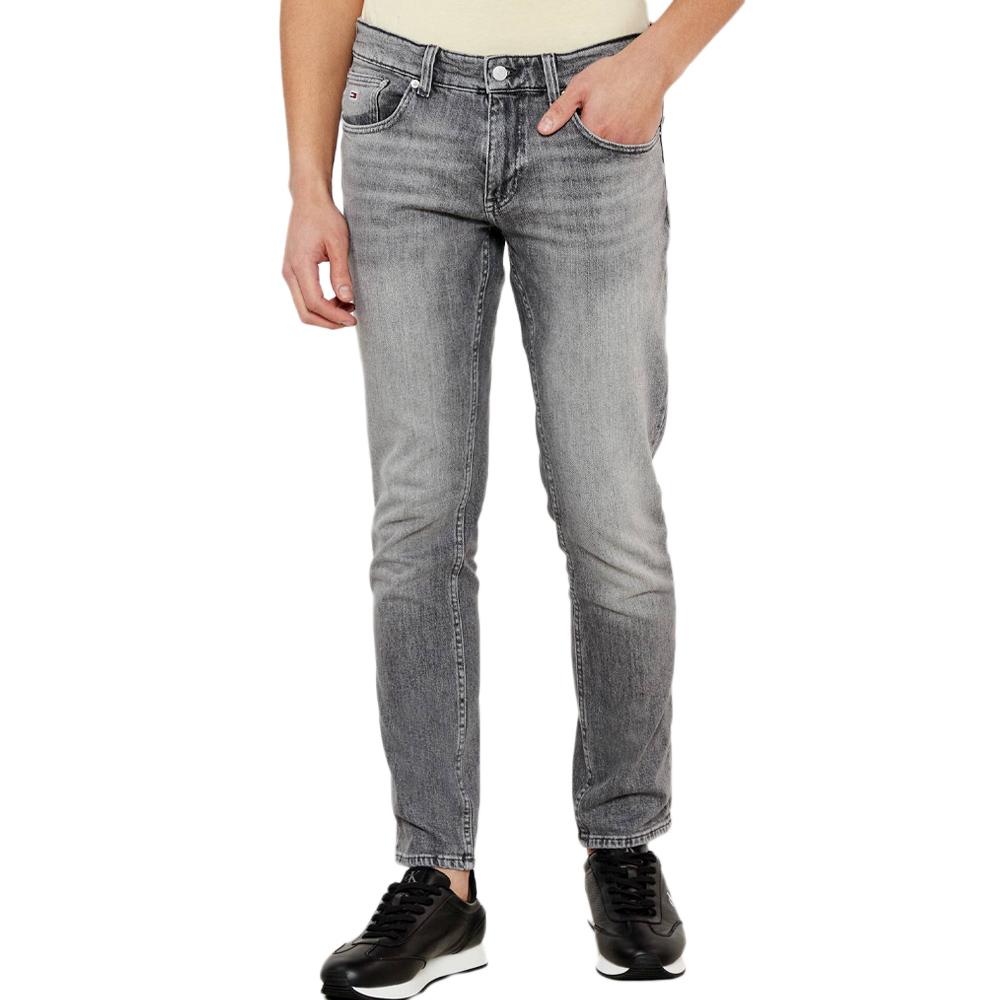 Jean Slim Gris Homme Tommy Hilfiger Scanton pas cher