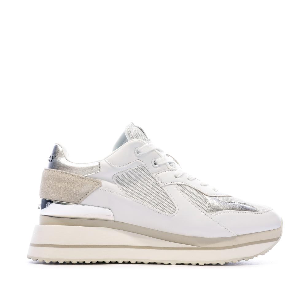 Baskets Blanche Femme Replay Lucile Glam vue 2
