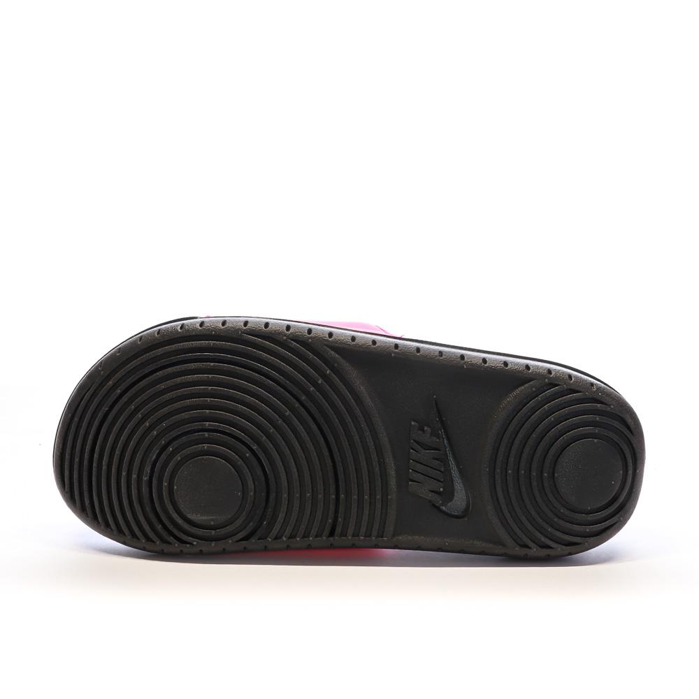 Claquettes Gris/Rose fluo Femme Nike Nike Offcourt Slide vue 2