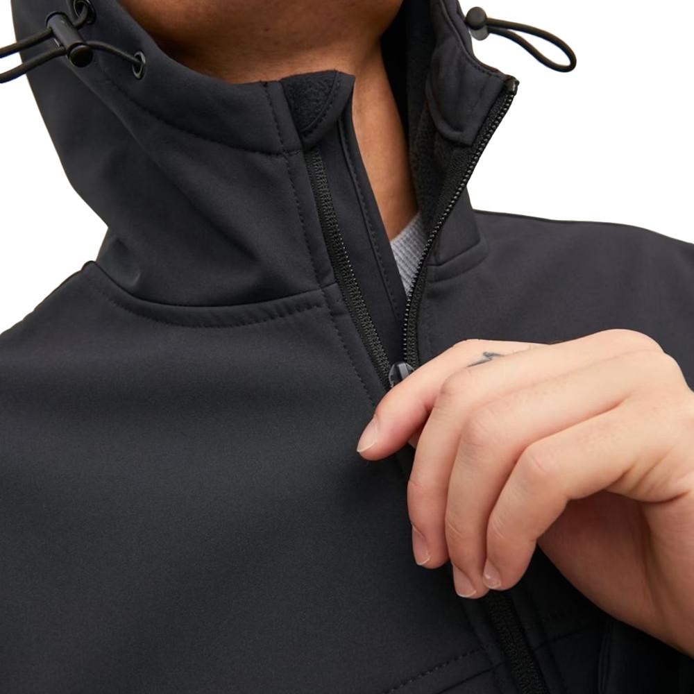 Veste Noir Homme Jack & Jones Marvin Softshell vue 3