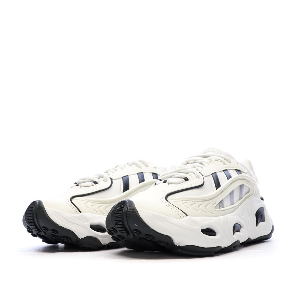 Baskets Blanches/Noires Garçon Adidas Oznova vue 6