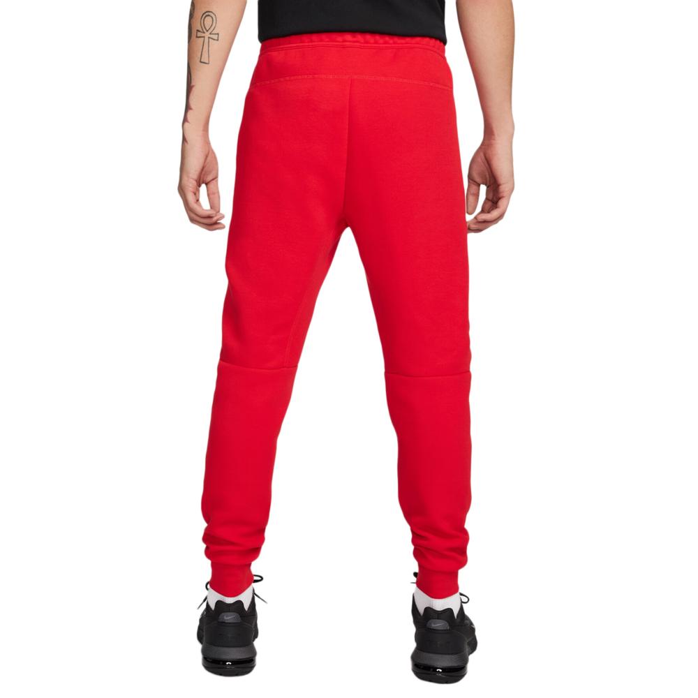 Jogging Rouge Homme Nike Tech Fleece vue 2