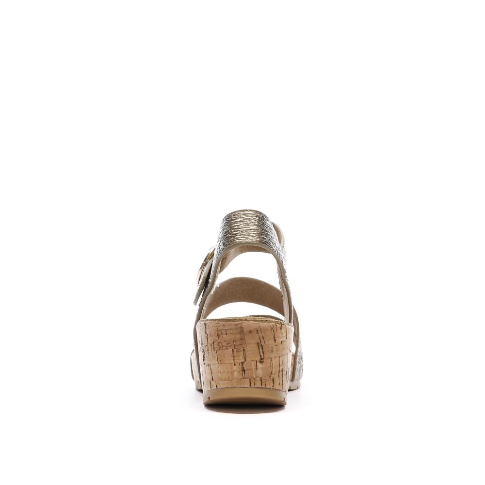 Sandales Dorées Femme Chattawak Lilou vue 3