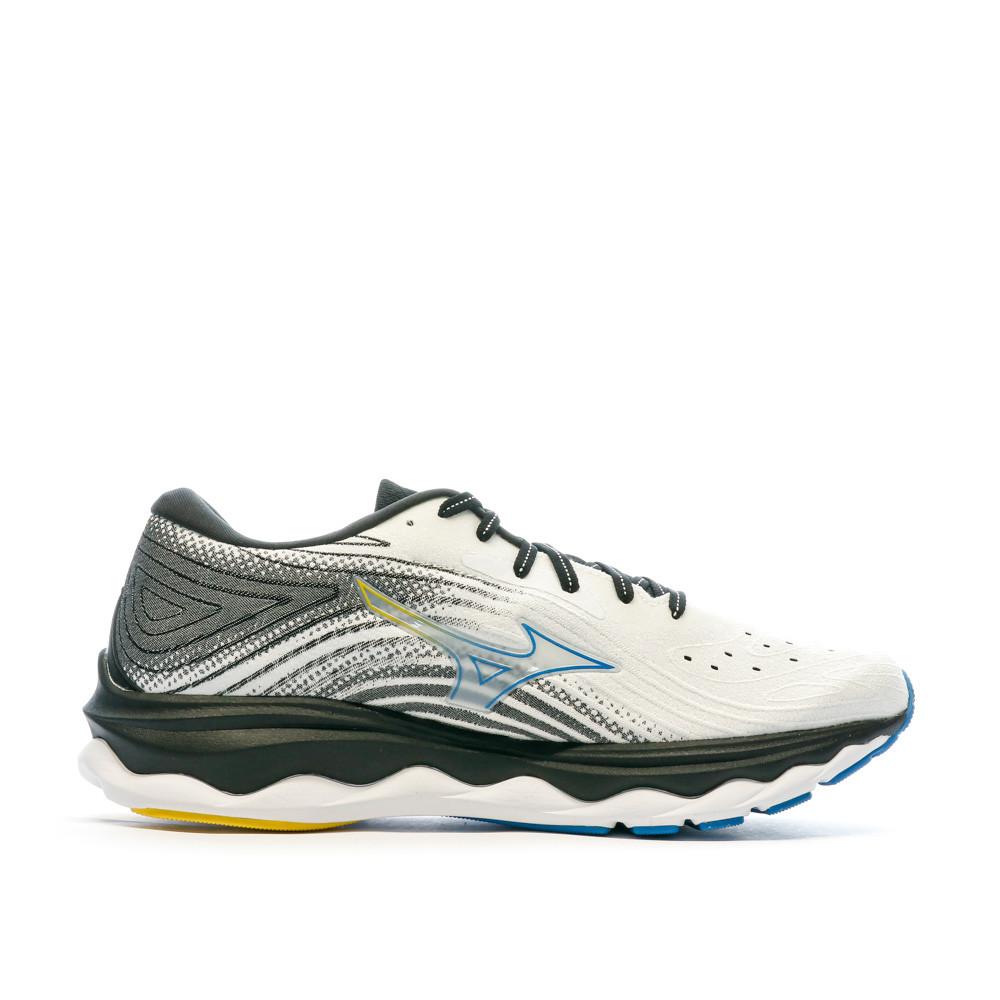 Chaussures de Running Gris/Jaune Homme Mizuno Wave Sky 6 vue 2