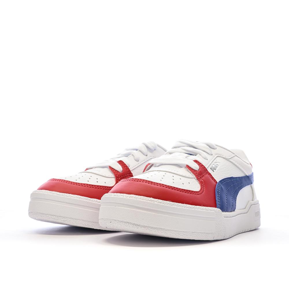 Baskets Blanches/Rouges/Bleu Garçon Puma Ca Pro vue 6