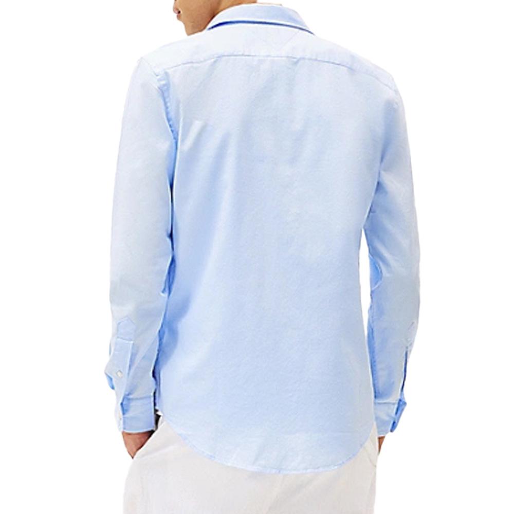 Chemise Bleu Homme Tommy Hilfiger Flex Dobby vue 2