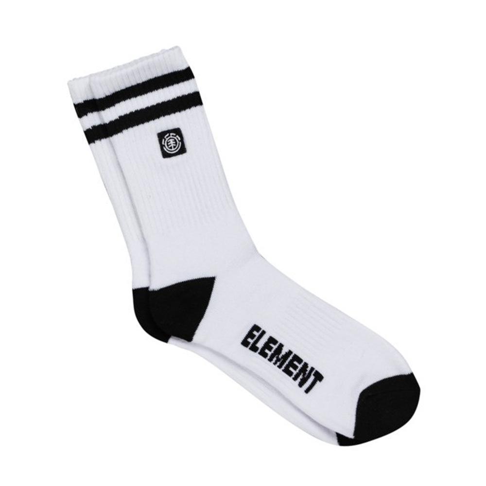 x1 Paires de Chaussettes Blanches/Noires Homme Element Clearsight vue 2