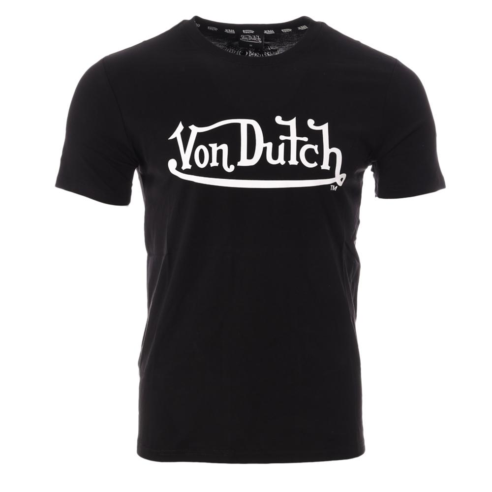T-shirt Noir Homme Von Dutch 945870 pas cher