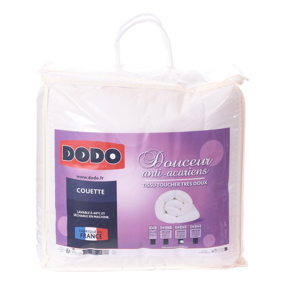 Couette Temperée Douceur BlancDodo 220x240 pas cher