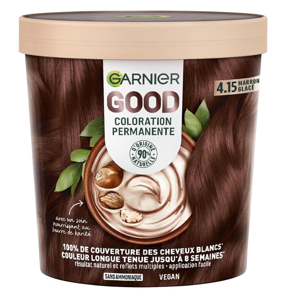 Coloration Permanente Longue Tenue Icenutbrwn Good Garnier 4.15 pas cher