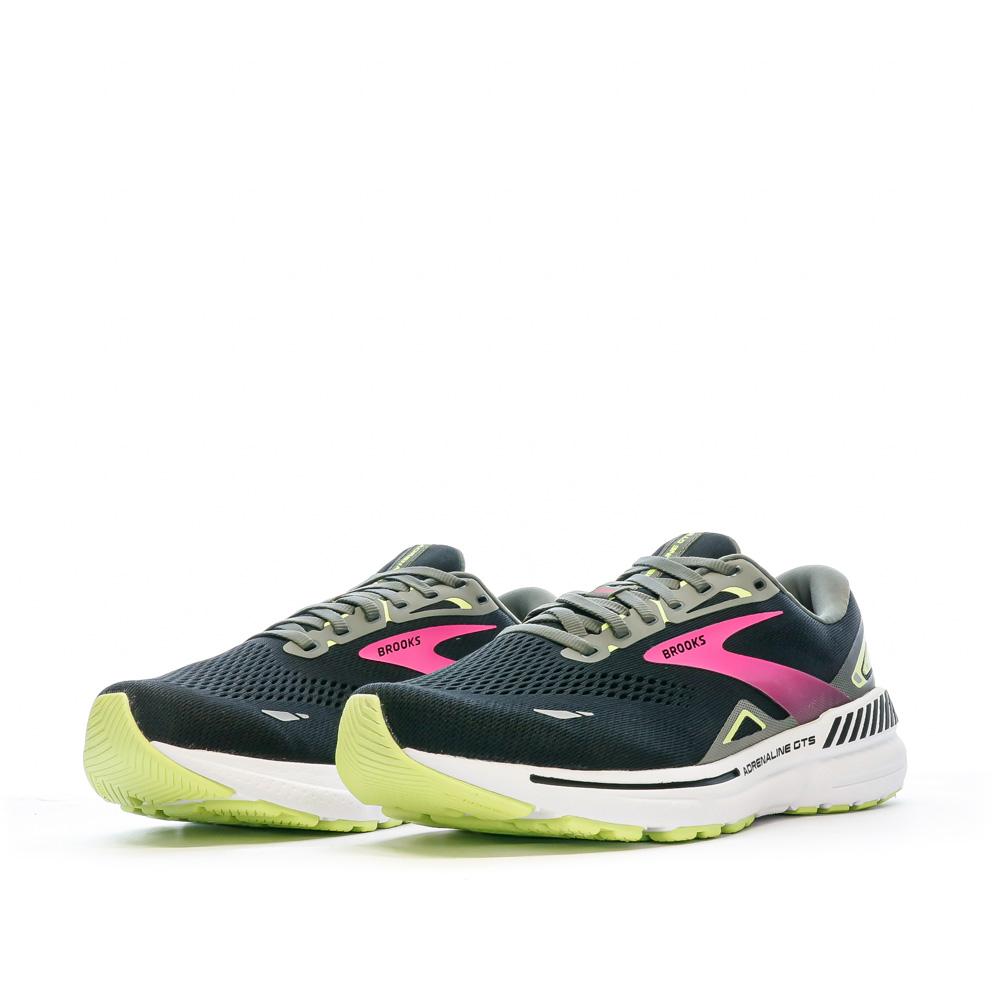 Chaussures de running Noires/Roses Femme Brooks 1203811D037 vue 6