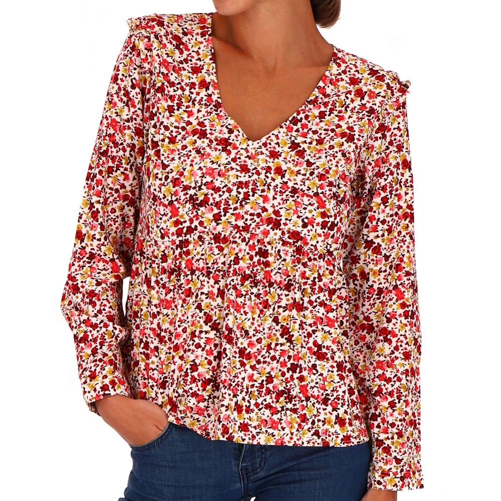 Blouse Blanche/Rose Femme Les Tropéziennes Baliste pas cher