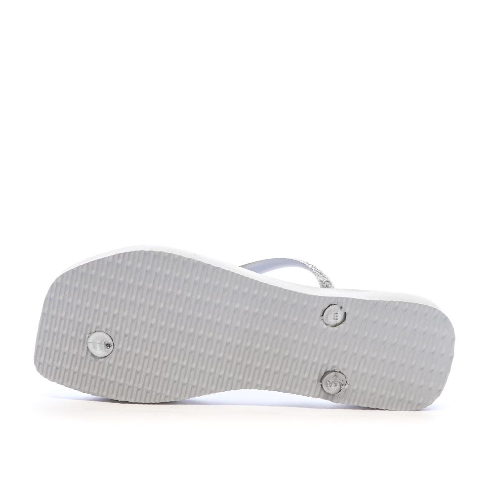 Tongs Grises Femme Havaianas Hav Square Glitter Ice vue 2