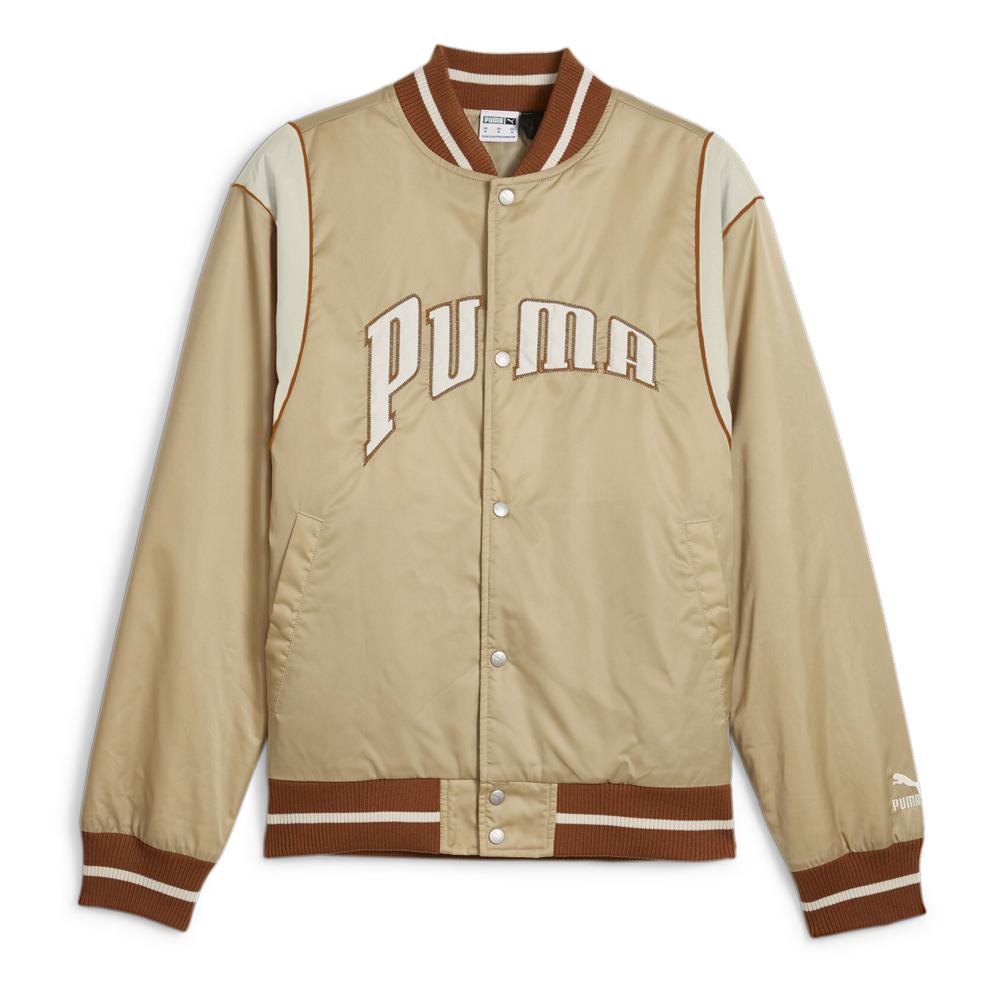 Veste Beige Homme Puma Team Varsity pas cher