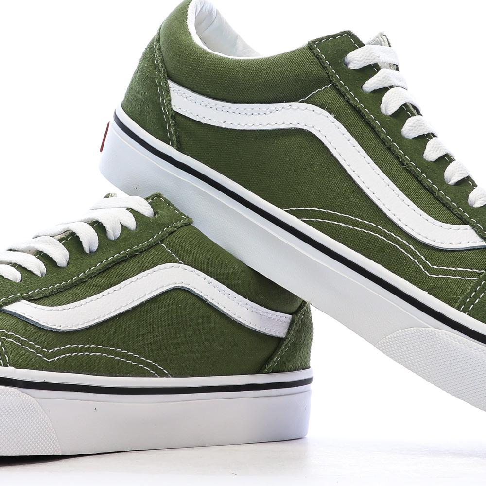 Baskets Vertes Homme Vans Old Skool vue 7