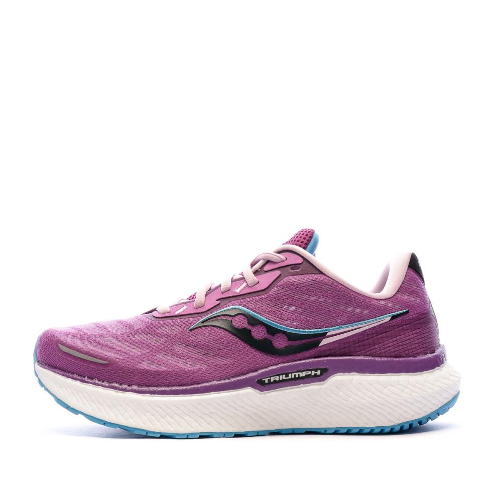 Chaussures de running Mauve Femme Saucony Triumph 19 pas cher