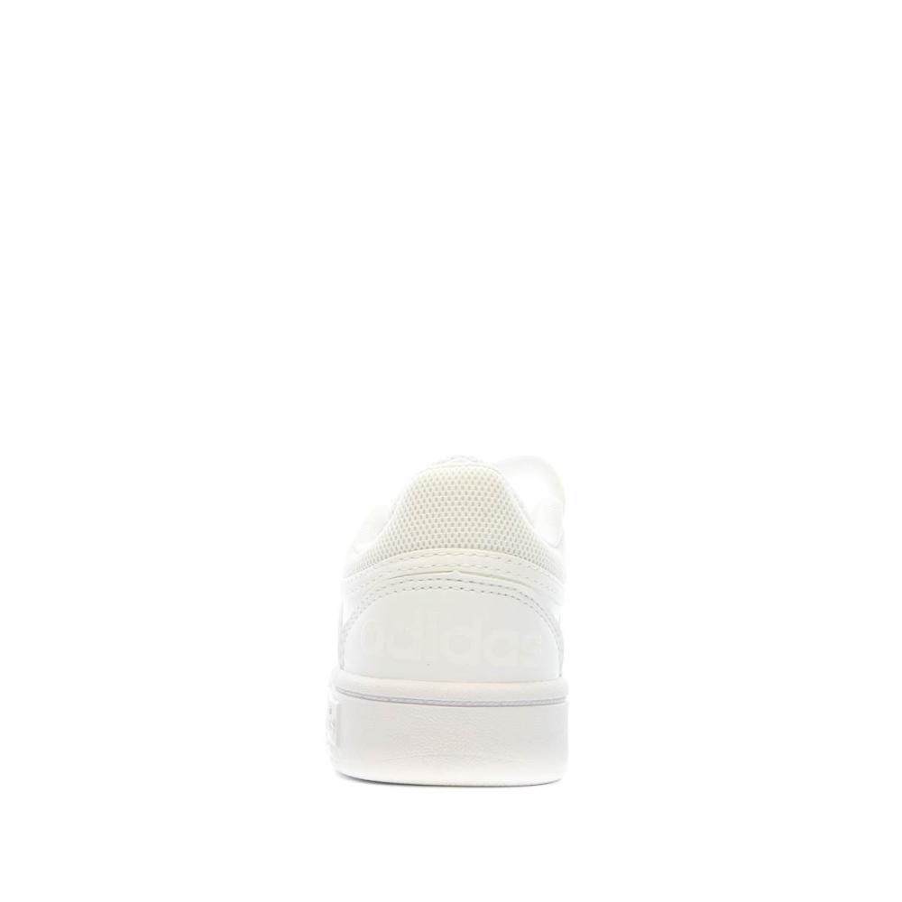 Baskets Blanches Garçon Adidas Hoops vue 3