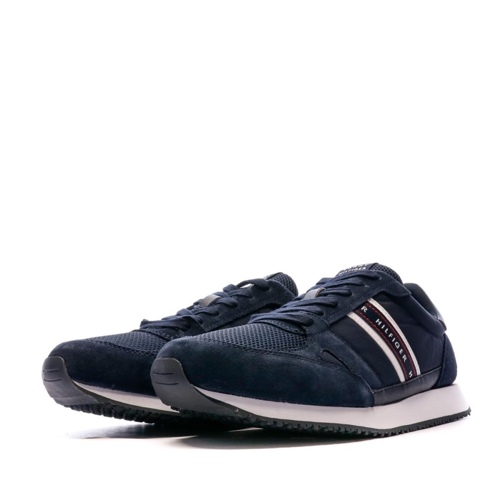 Baskets Marine Homme Tommy Hilfiger Runner Stripe vue 6