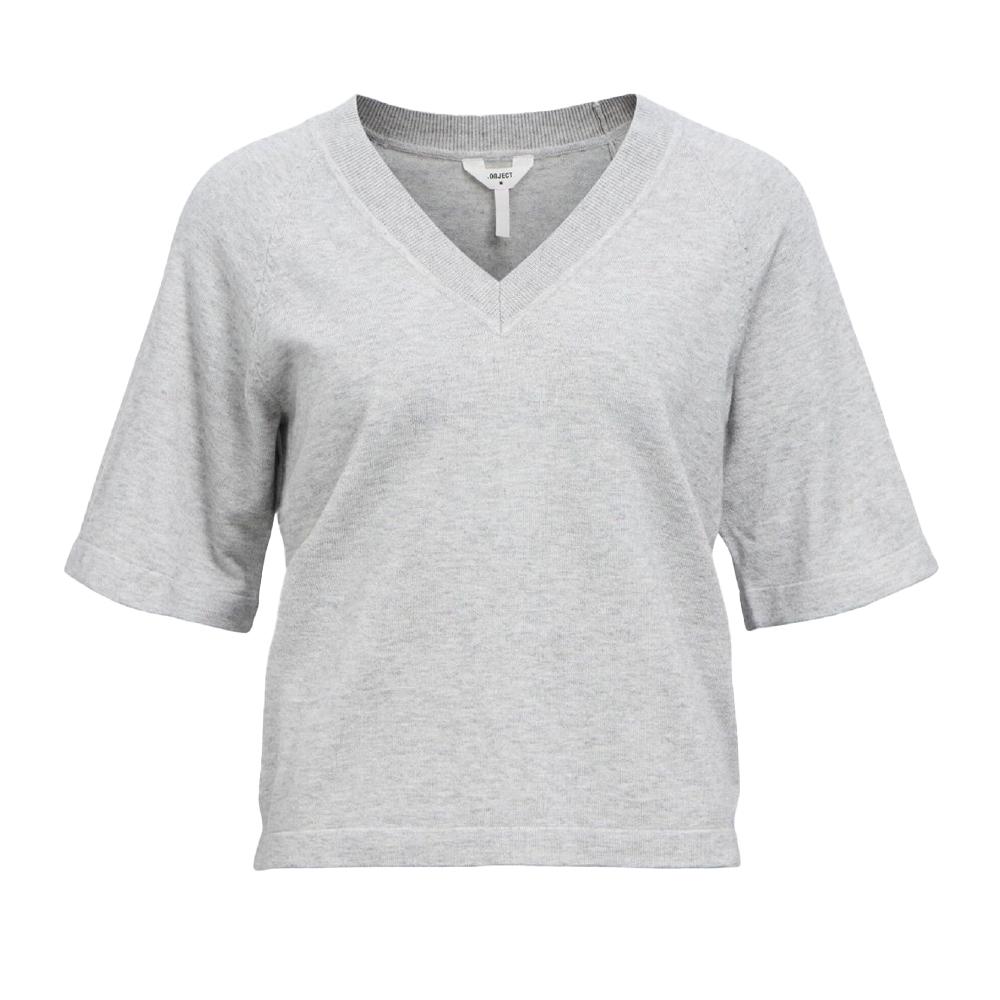 T-Shirt Gris Femme Object Thess pas cher