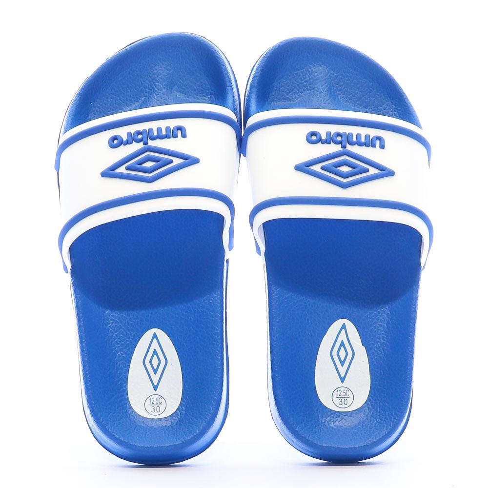 Claquettes Bleu/Blanches Garçon Umbro Kocak vue 3