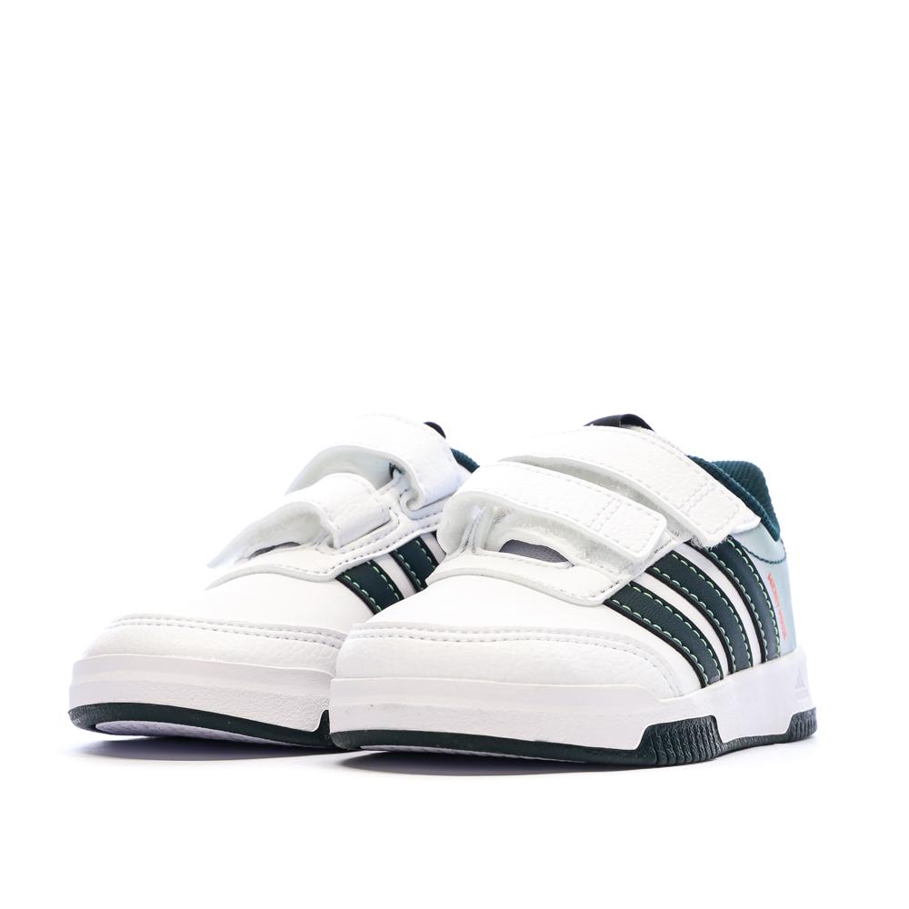 Baskets Blanches/Vertes Garçon Adidas Mickey Tensaur vue 6