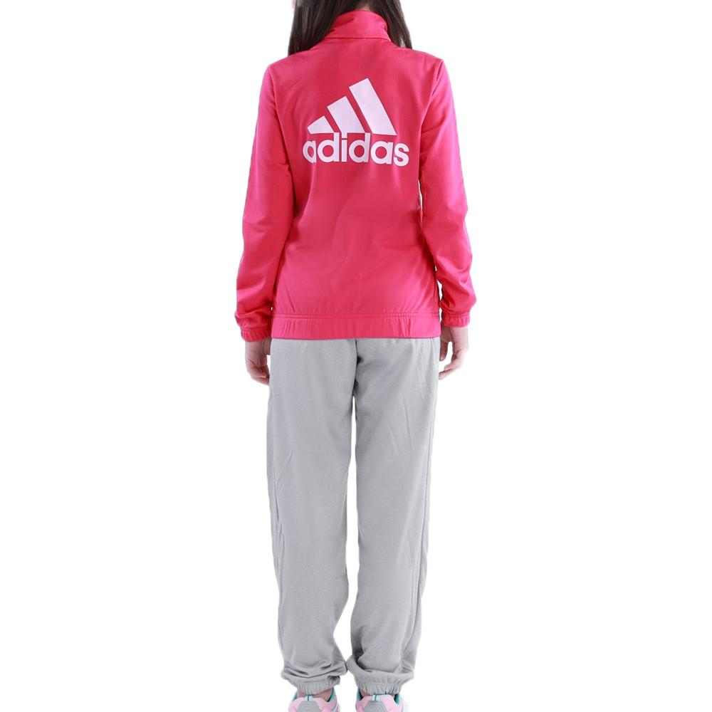 Ensemble de Survêtement Rose/Gris Fille Adidas HM8702 vue 2