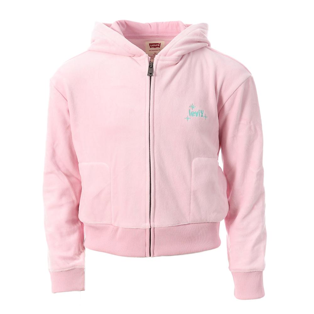 Sweat Zippé Rose Fille Levi's 4EF641 pas cher