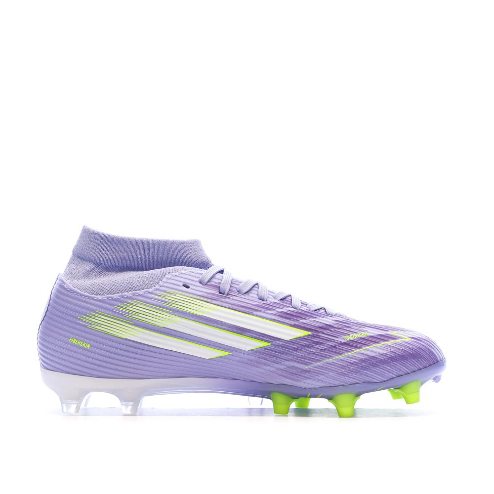 Chaussures de Football Mauves Homme Adidas F50 Sparkfusion League vue 2