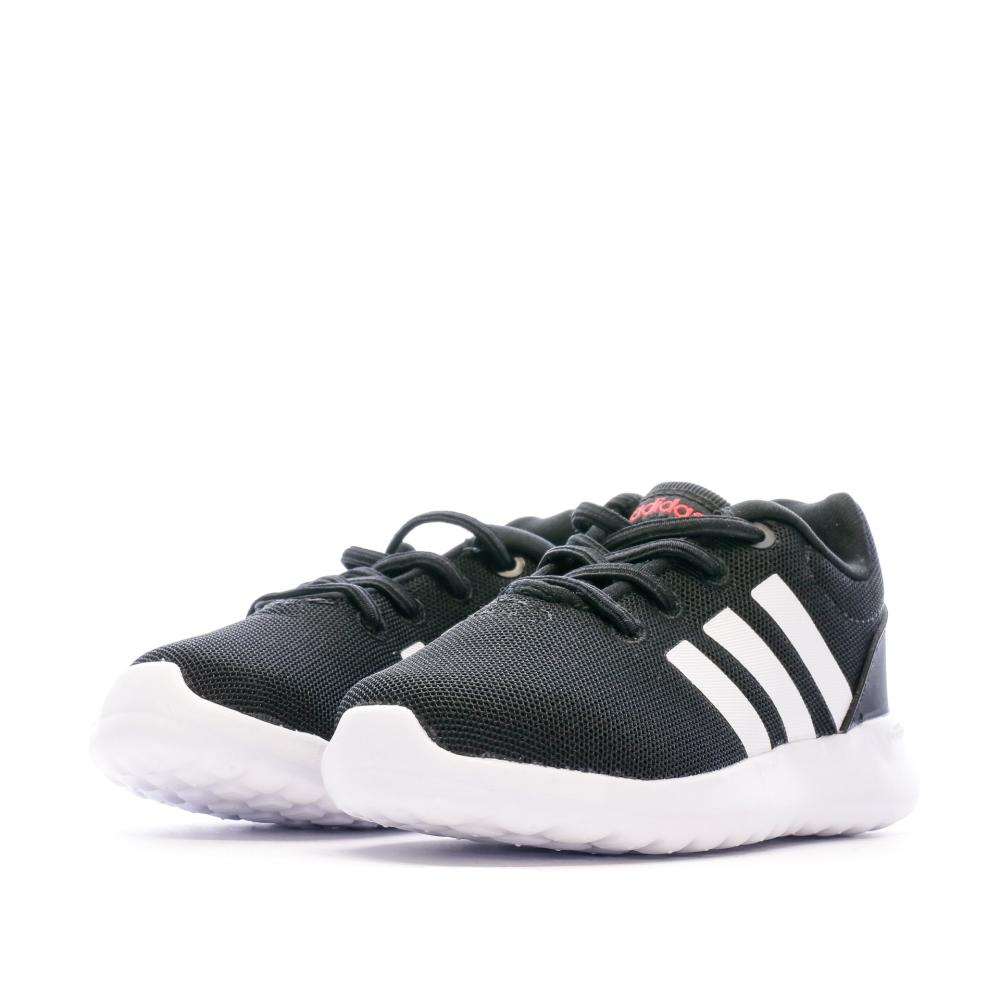 Baskets Noir Garçon Adidas Lite Racer vue 6