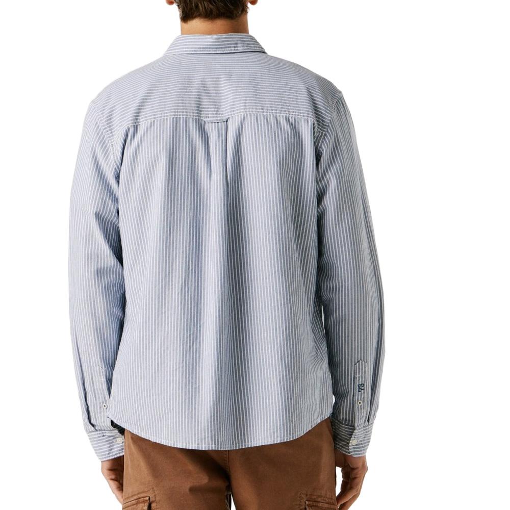 Pepe Jeans Camisa Azul/Blanca Hombre PM3091209 ver 2