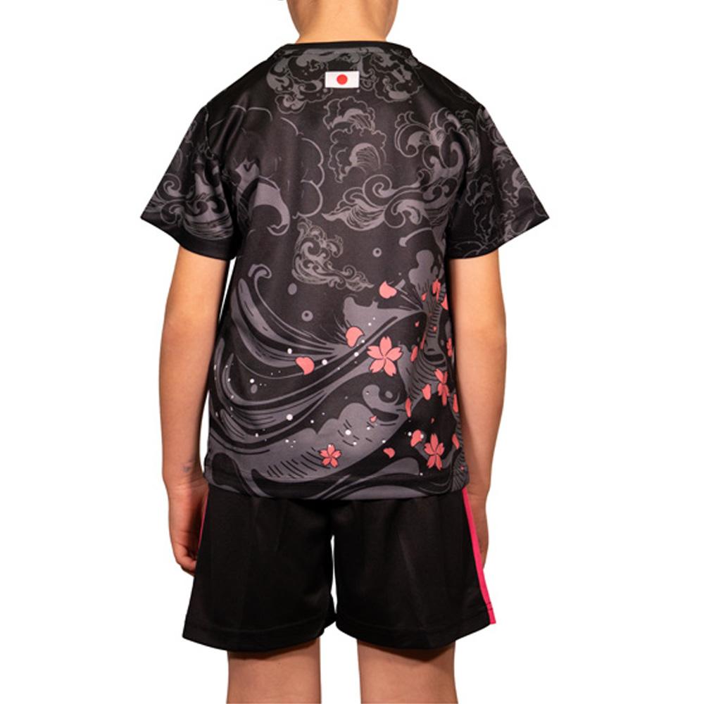 Ensemble Noir/Rose Enfant Sport Zone Tokyo vue 2