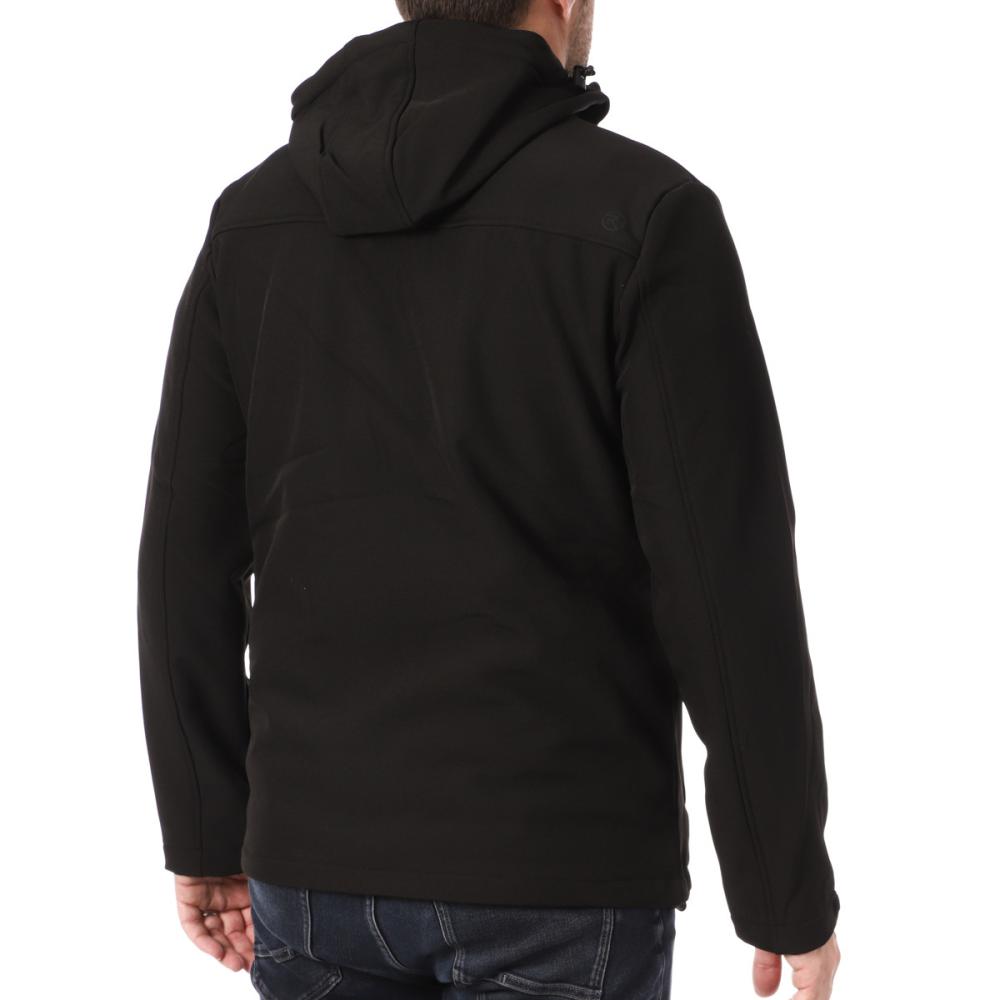 Veste Imperméable Noir Homme RMS26 Softshell Outdoor vue 2