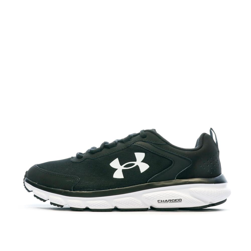 Chaussures de running Noire/Blanche Homme Under Armour Charged Assert 9 pas cher